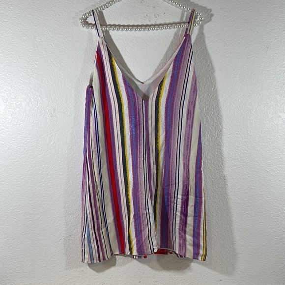 FOREVER 21 Contemporary Stripe Dress NWT Sleeveless Strappy Size Small - Picture 4 of 8
